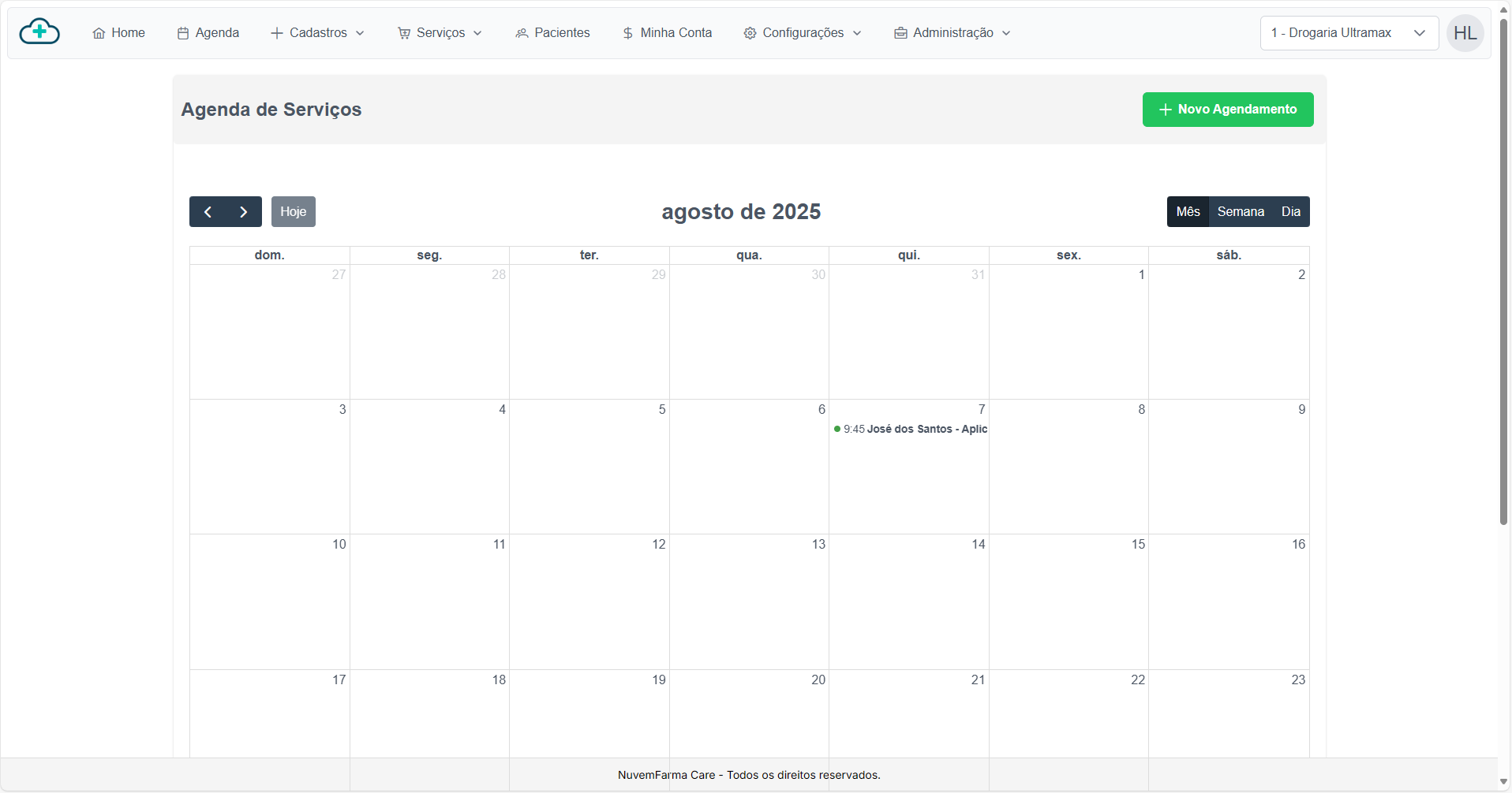 Agenda de Pacientes